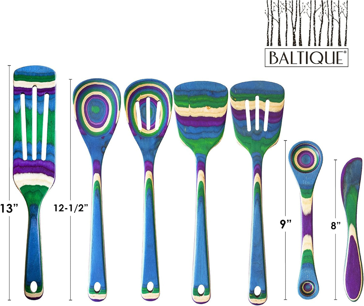 Baltique Mumbai Collection 8" Spreading Knife in Colored Birch Wood