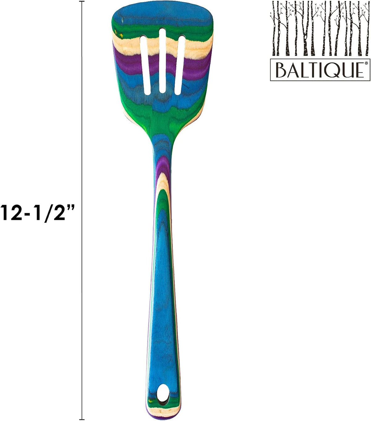 Baltique Mumbai Collection 8" Spreading Knife in Colored Birch Wood