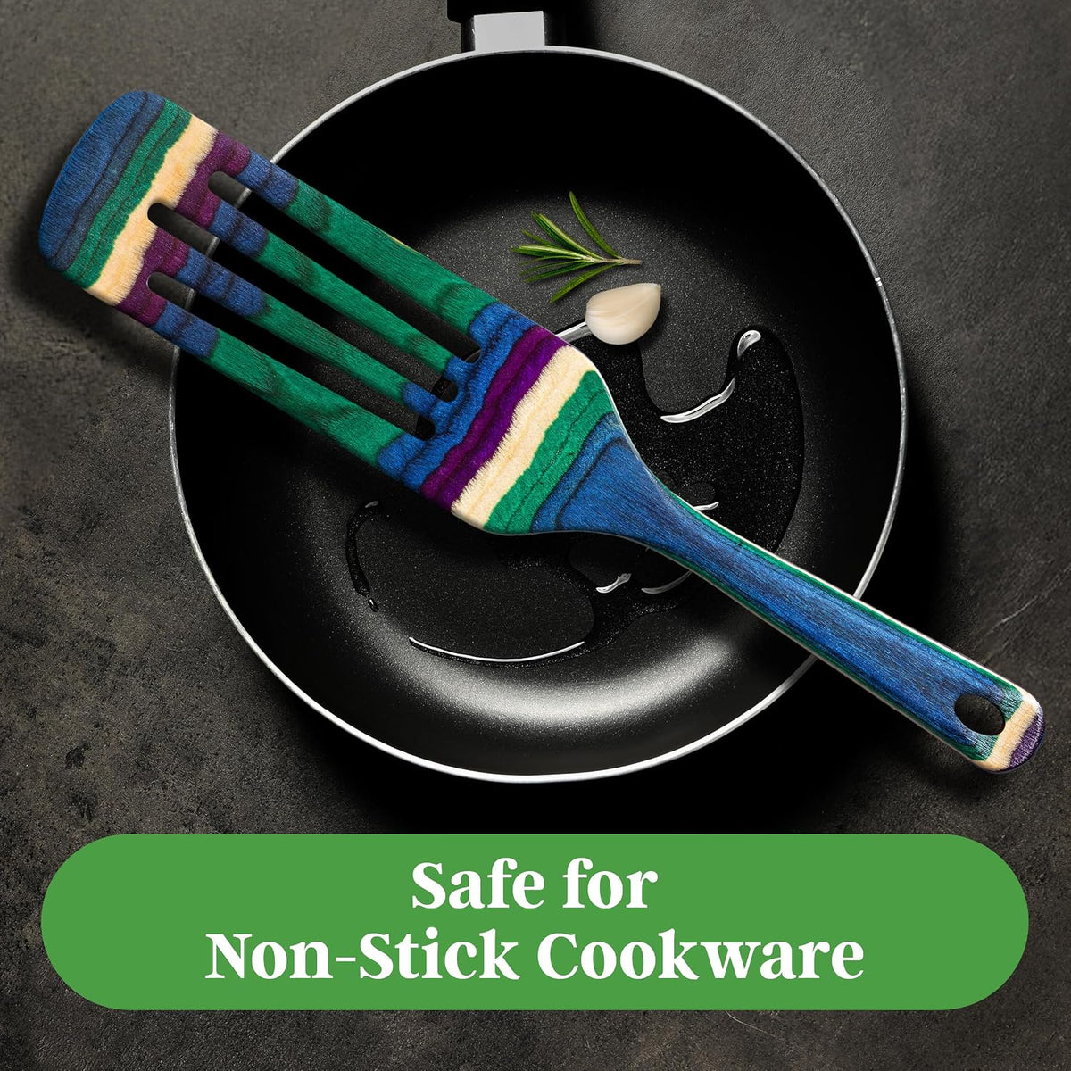 Baltique Mumbai Collection 8" Spreading Knife in Colored Birch Wood