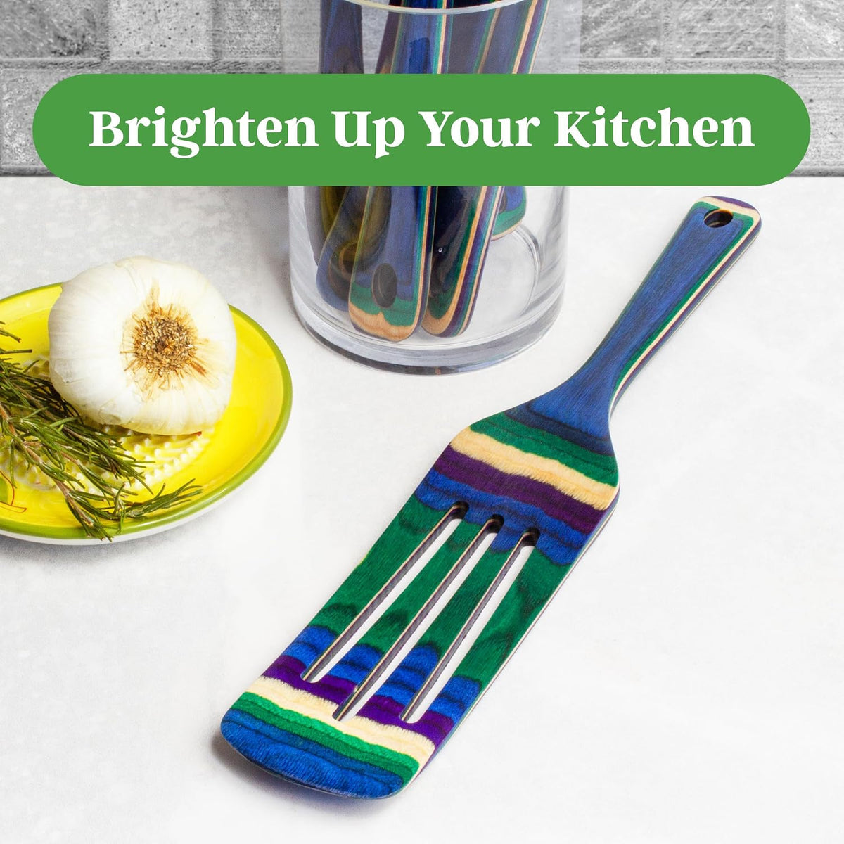 Baltique Mumbai Collection 8" Spreading Knife in Colored Birch Wood