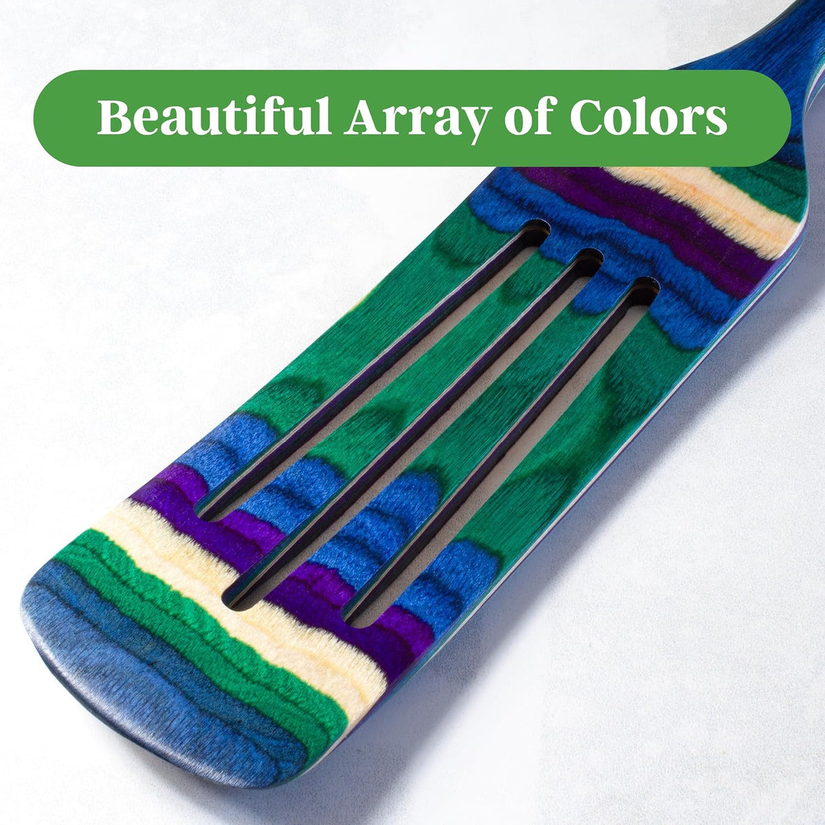 Baltique Mumbai Collection 8" Spreading Knife in Colored Birch Wood