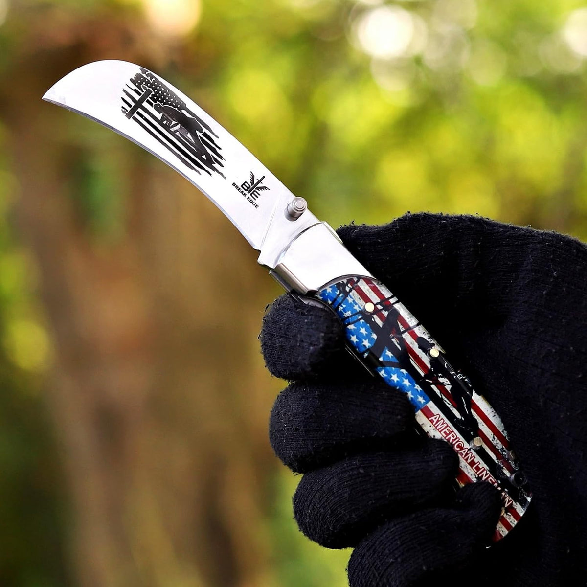 Handcrafted Damascus Steel Rus Lock Pocket Knife with, Traditional Folding Blade, Everyday carry, with leather sheath (Ram)