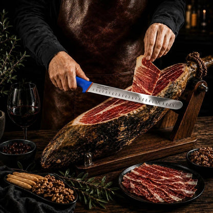 3 Pcs Butcher Knife Set, Stainless Steel Boning & Carving Knives, Sharp Kitchen Cutlery for Meat Cutting Trimming, Perfect for Home Kitchen, Outdoor Camping BBQ & Holiday Gift