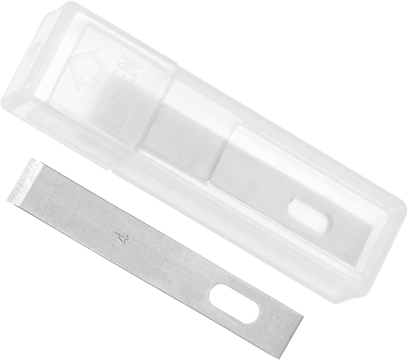 Craft Hobby Blades, #4 High-Speed Steel Replacement Cutting Carving Blade Refill Hobby Knife Blades Set with Storage Case - (Applications: for Art Scrapbooking DIY), 25-Pieces