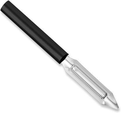 Deluxe Vegetable Peeler (R141), Silver Handle | 2" Stainless Steel Swiveling Blade, Silver Cast Aluminum Handle