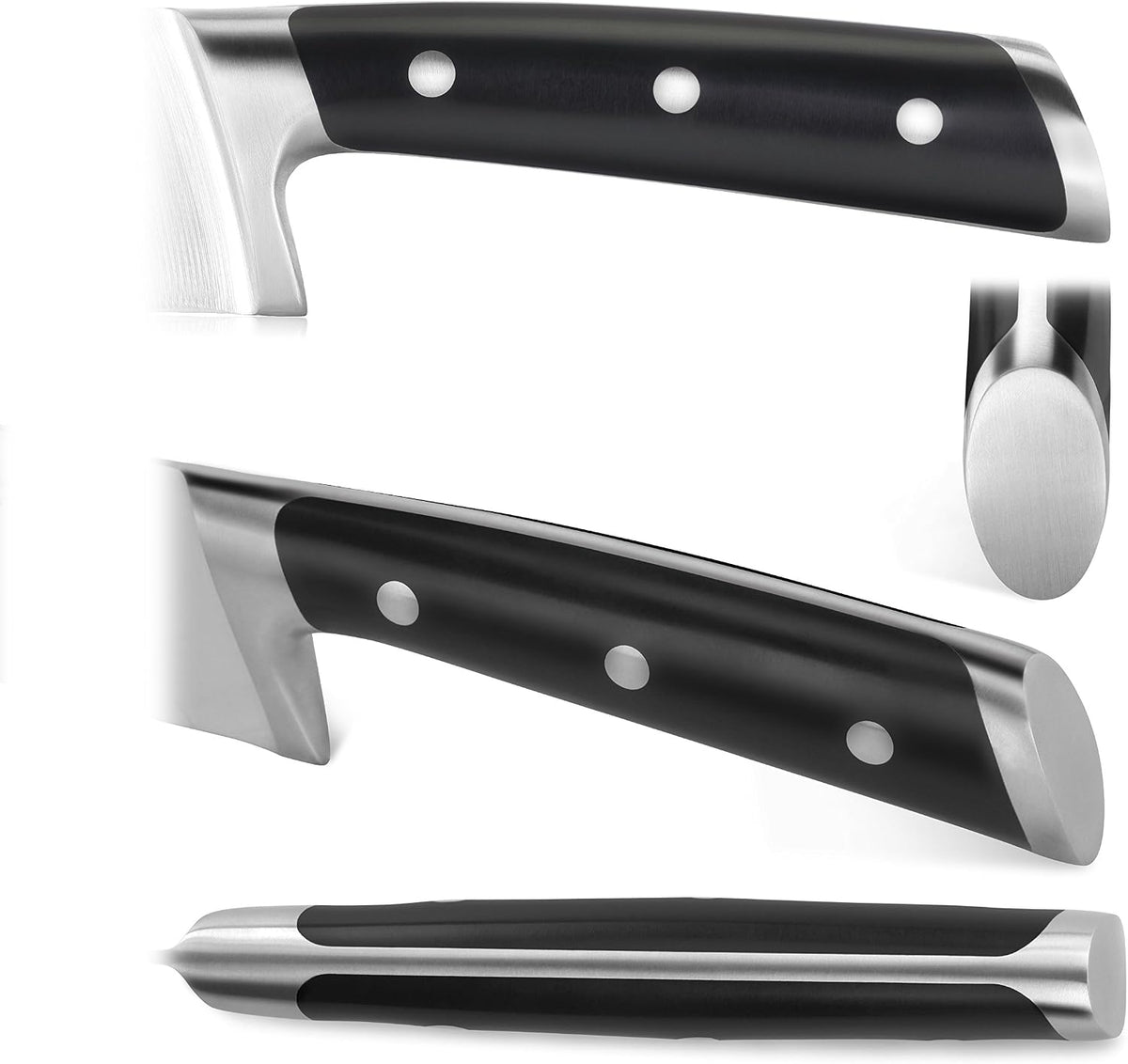 Cangshan TS Series 1020809 Swedish 14C28N Steel Forged 5-Inch Tomato/Cheese Knife and Wood Sheath Set