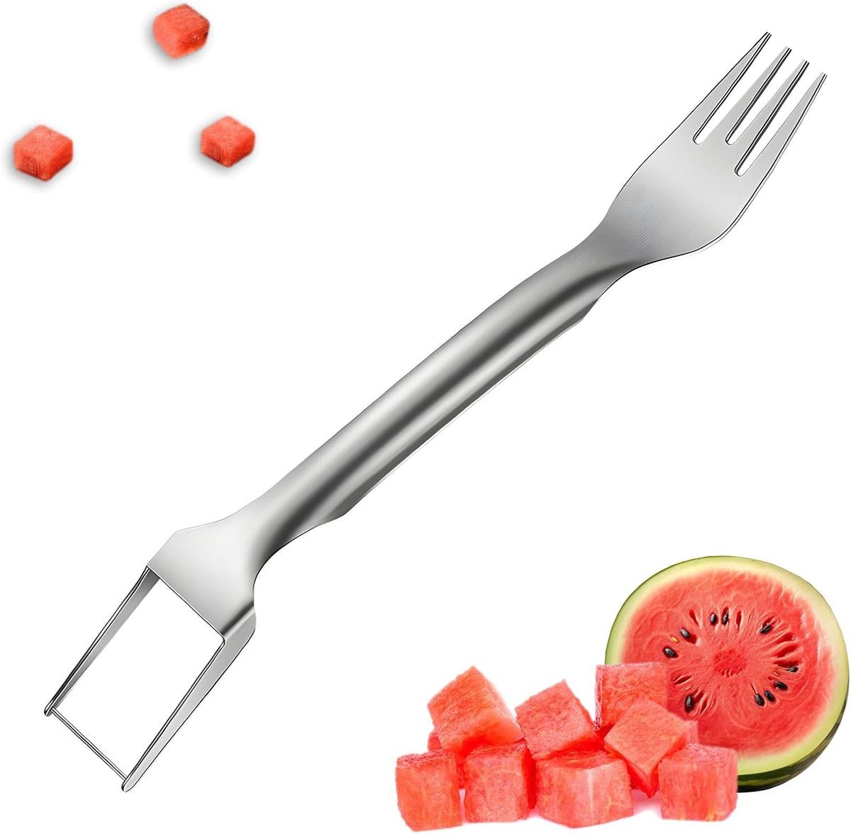watermelon cutter 2-in-1 stainless steel fruit watermelon slicer kitchen gadgets watermelon cutter slicer tool