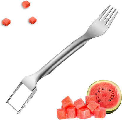 watermelon cutter 2-in-1 stainless steel fruit watermelon slicer kitchen gadgets watermelon cutter slicer tool