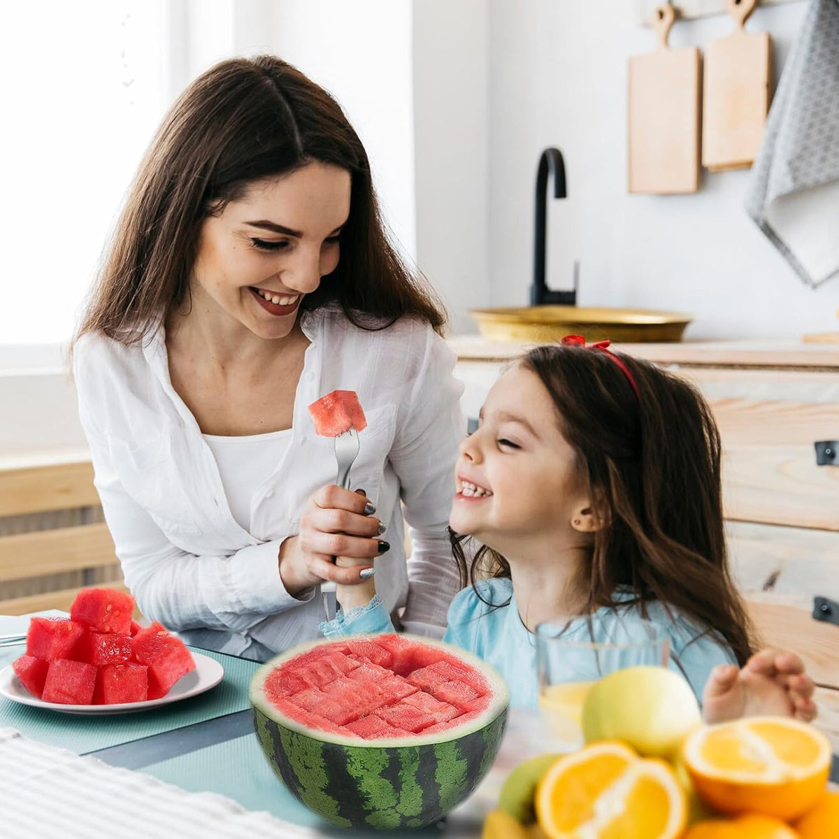 watermelon cutter 2-in-1 stainless steel fruit watermelon slicer kitchen gadgets watermelon cutter slicer tool