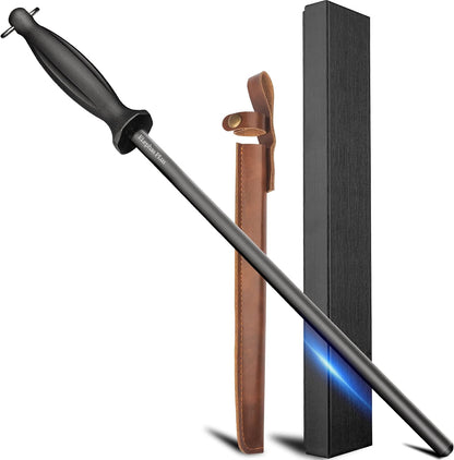 Efficient 12 Inch Honing Steel Sharpening Rod Knife Sharpener Steel For Kitchen Knives