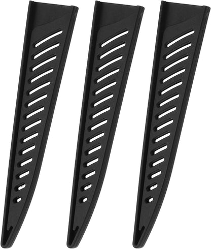 Knife Cover Sleeves Blade Edge Guards for 6" Boning Knife Protector Universal Blade Sheath for Kitchen, Black