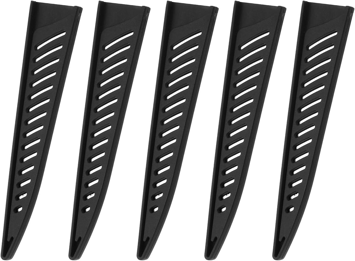 Knife Cover Sleeves Blade Edge Guards for 6" Boning Knife Protector Universal Blade Sheath for Kitchen, Black