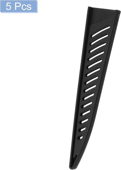Knife Cover Sleeves Blade Edge Guards for 6" Boning Knife Protector Universal Blade Sheath for Kitchen, Black