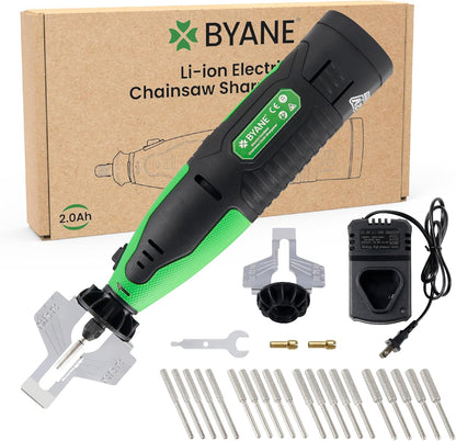 Diamond Chainsaw Sharpening Bits - 5/32''(4.0mm) Carbide Chain Grinding Stones 10PCS, Optimized for Carbide & Standard Chains, Electric Grinder Replacement