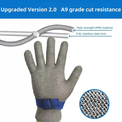 4 Pairs Cut Resistant Gloves A9 & L5 Protection fit Family Partner, S+L Sizes for 门women, Cut Proof Work Gloves for Kitchen, Gardening, Industrial Heavy Duty Work, Constration, Chainsaw Work