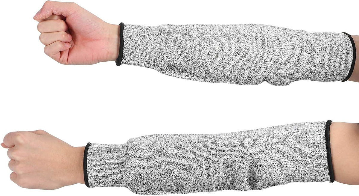 Cut Resistant Sleeves Cut Resistant Gloves Cut Protection 13.8 Inch Forearm Protection Level 5 Tear Resistant Sleeves UV Protection With Thumb Holes Helps Prevent Scratches And Skin Irritations 1 Pair