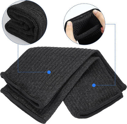 2Pairs Arm Protection Sleeves Cut Resistant Sleeves Level 5 Protective Arm Sleeves Heat Resistant Sleeves Protectors for Thin Skin Bruising Men Women