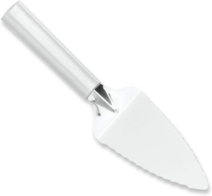 Serrated Pie Server (W220), Black Handle | 4.13" x 2.38" Stainless Steel Face, Black Resin Handle