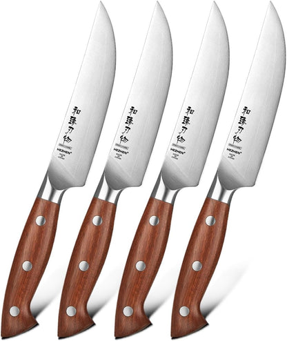 Multipurpose Asian Chef Knife - 7.4 inch Nakiri Knife -Din 1.4116 Steel-Razor Sharp & Full Tang Kitchen Knife, for Chopping, Dicing & Slicing with Ergonomic Handle