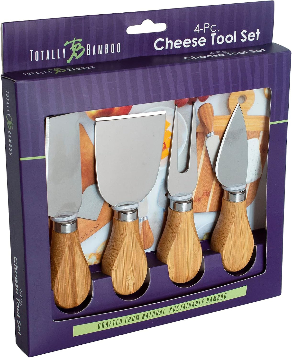 4-Piece Cheese Tool Set, Charcuterie Board Accessories