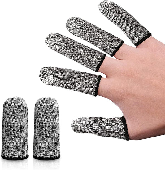 24PCS Finger Cots, Cut Resistant Reusable Covers | 24 pieces, Cut resistant, Reusable, Anti-slip, For kitchen, work sculpture