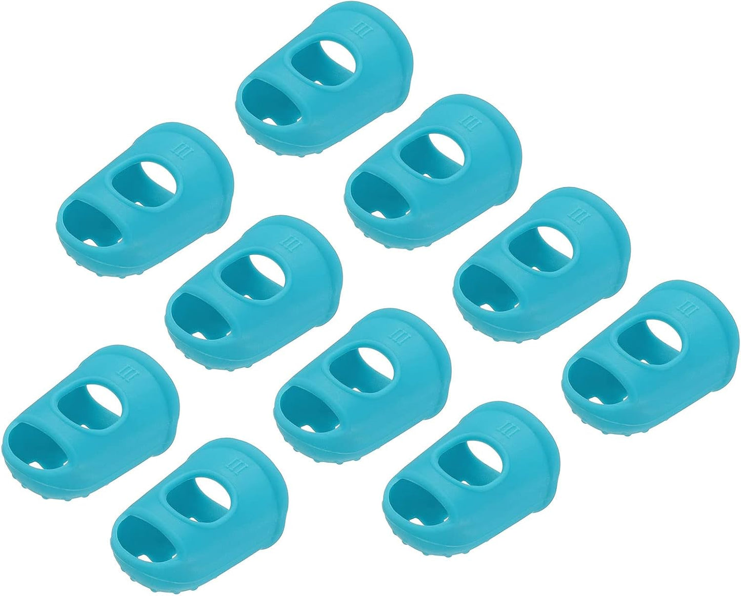 10 Pcs Fingertip Protector Silicone Fingertip Covers | Protect Fingers, Great for Playing Guitar, Sewing, Cutting (Transparent, 25mm, 1-Inch)