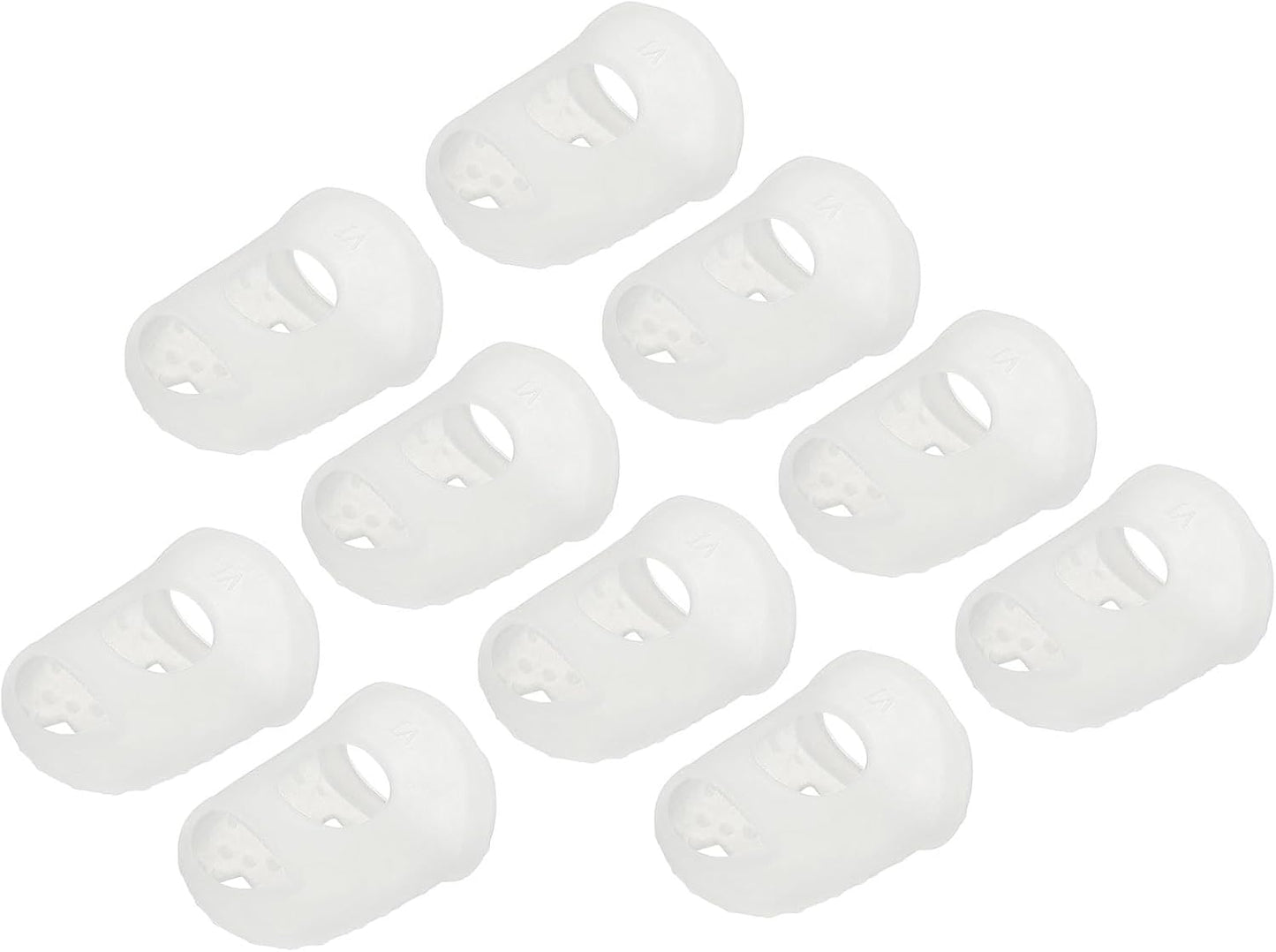 10 Pcs Fingertip Protector Silicone Fingertip Covers | Protect Fingers, Great for Playing Guitar, Sewing, Cutting (Transparent, 25mm, 1-Inch)