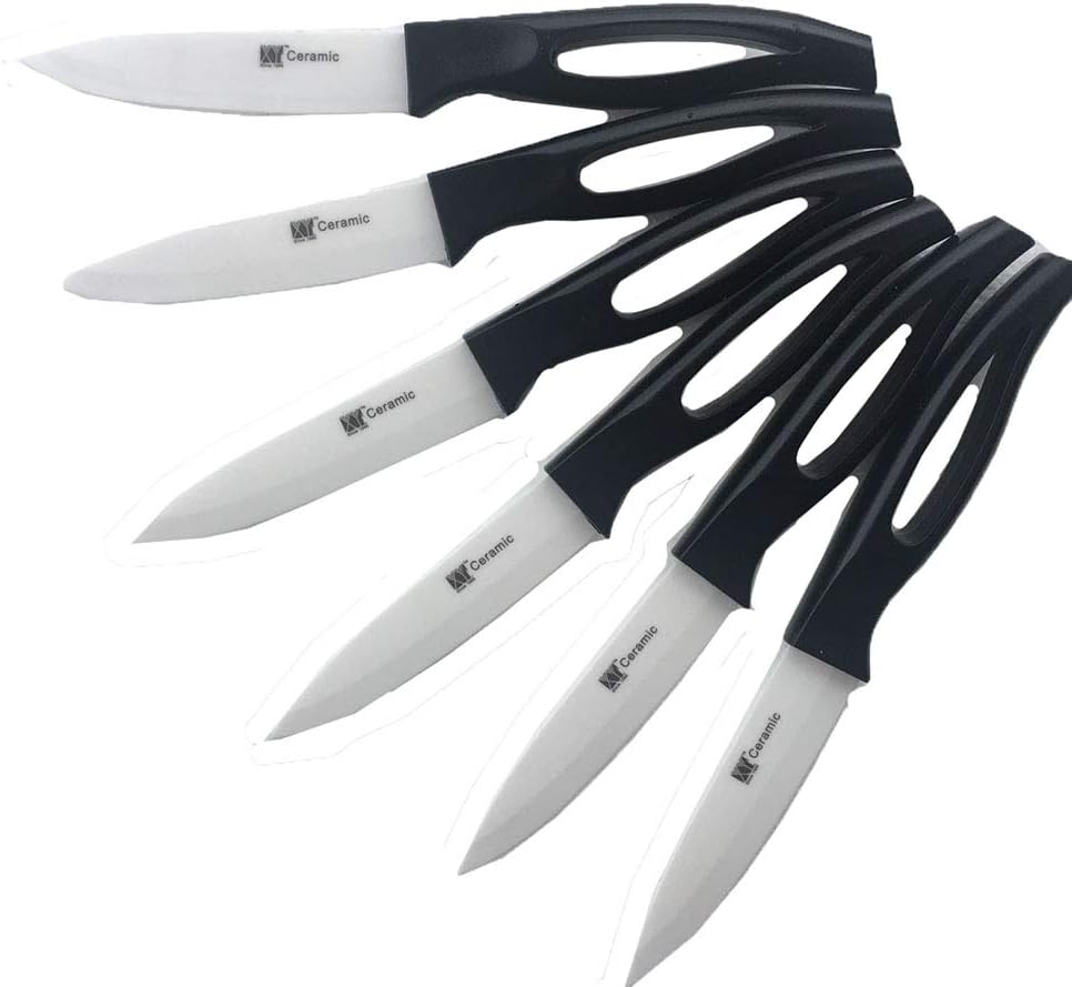 Kitchen Bar Ceramic Steak Knife Super Sharp Knifes 6pcs