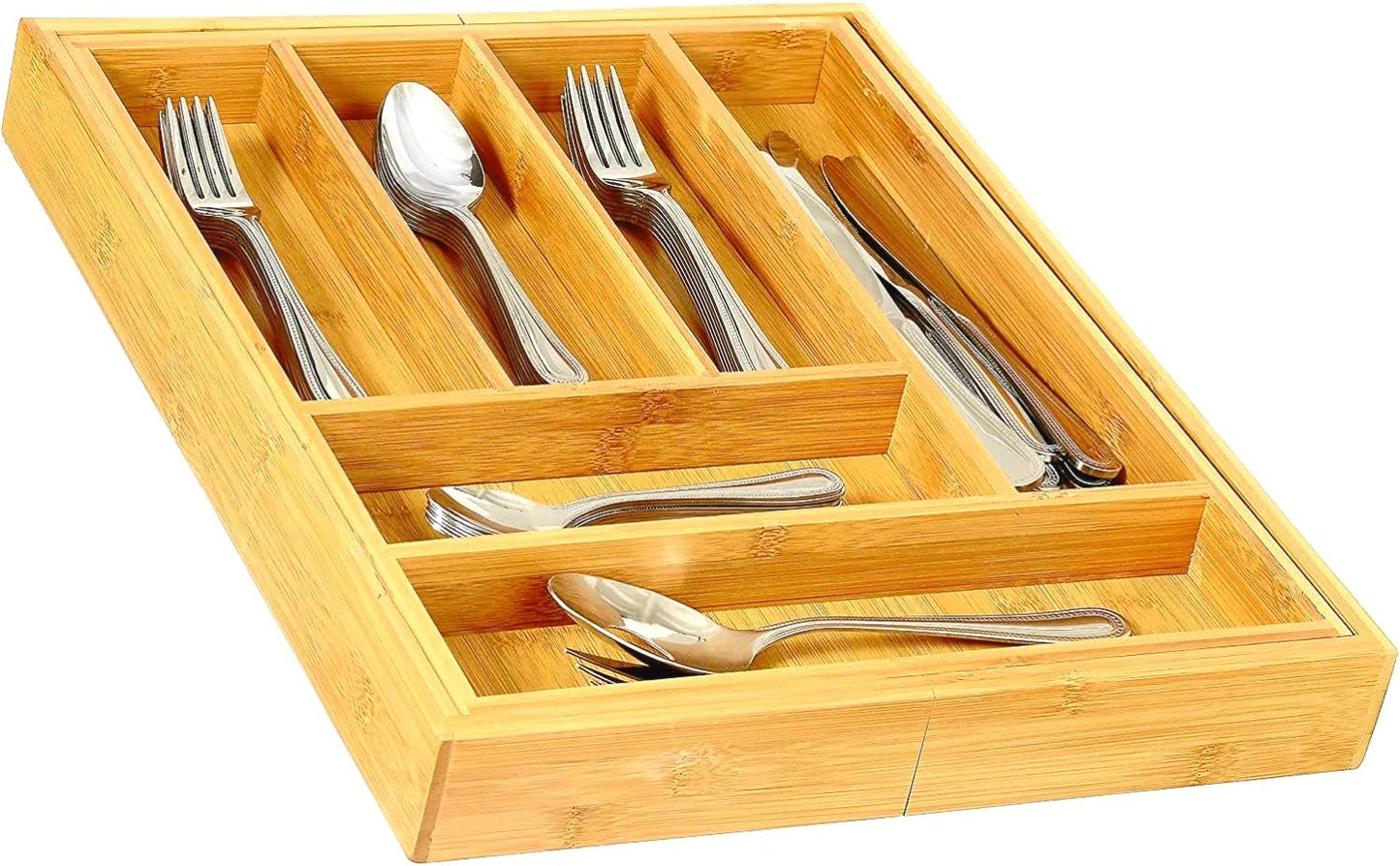 Expandable Cutlery Drawer - made for Utensil Organizer - Flatware Dividers Kitchen Holder