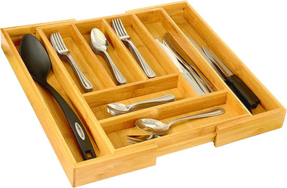 Expandable Cutlery Drawer - made for Utensil Organizer - Flatware Dividers Kitchen Holder