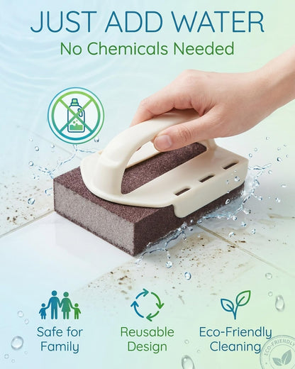 Magic Emery Cleaning Sponge, Nanotechnology Sponge Scratch Eraser, Nano Carborundum Decontamination Cleaning Brush, Clean Brush Rust Eraser for Cleaning Pots and Pans (3pcs)