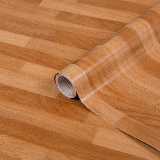 346-0168 Decorative Self-Adhesive Film, Butcher Block, 17" x 78" Roll