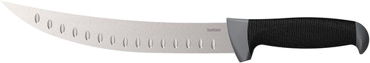 Kershaw 9” Curved Fillet Knife, Black, 9 Inch Blade | Trailing Point Blade Tip, Includes ABS Sheath, For Large Salt and Fresh Water Fish