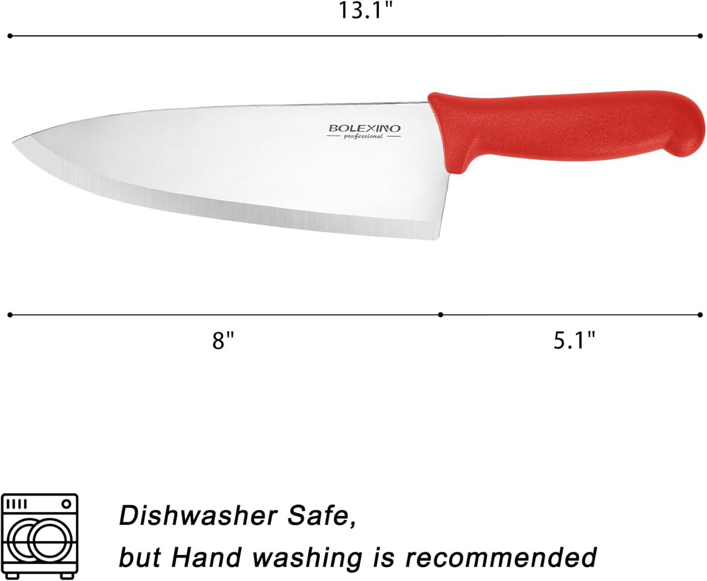 Chef Knife Set, 8 Inch Professional Kitchen Knife | High-Carbon Steel, Ultra-Sharp Blade, Comfortable Grip, Versatile for Meat/Veg, For Home & Pro Chefs.