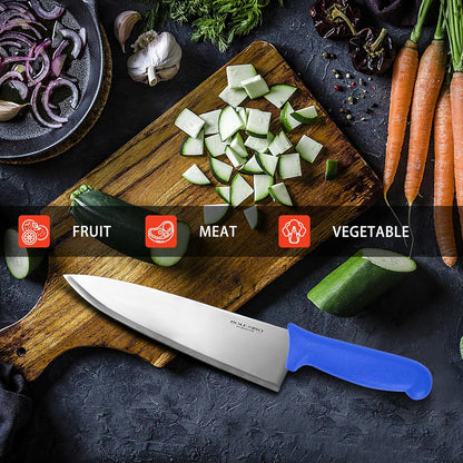 Chef Knife Set, 8 Inch Professional Kitchen Knife | High-Carbon Steel, Ultra-Sharp Blade, Comfortable Grip, Versatile for Meat/Veg, For Home & Pro Chefs.