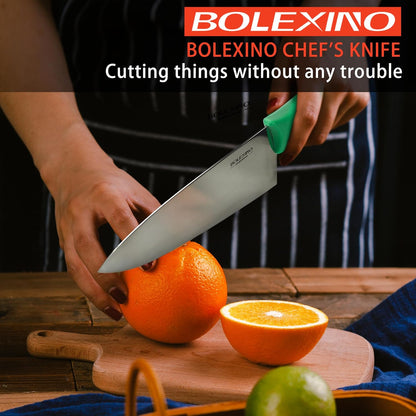 Chef Knife Set, 8 Inch Professional Kitchen Knife | High-Carbon Steel, Ultra-Sharp Blade, Comfortable Grip, Versatile for Meat/Veg, For Home & Pro Chefs.