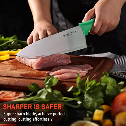 Chef Knife Set, 8 Inch Professional Kitchen Knife | High-Carbon Steel, Ultra-Sharp Blade, Comfortable Grip, Versatile for Meat/Veg, For Home & Pro Chefs.