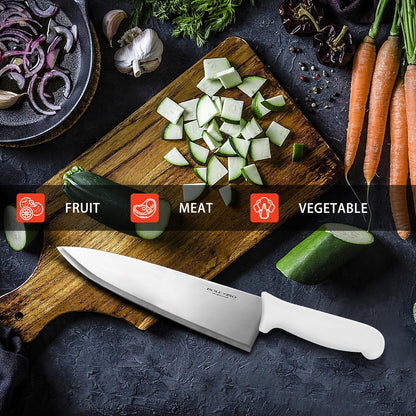 Chef Knife Set, 8 Inch Professional Kitchen Knife | High-Carbon Steel, Ultra-Sharp Blade, Comfortable Grip, Versatile for Meat/Veg, For Home & Pro Chefs.