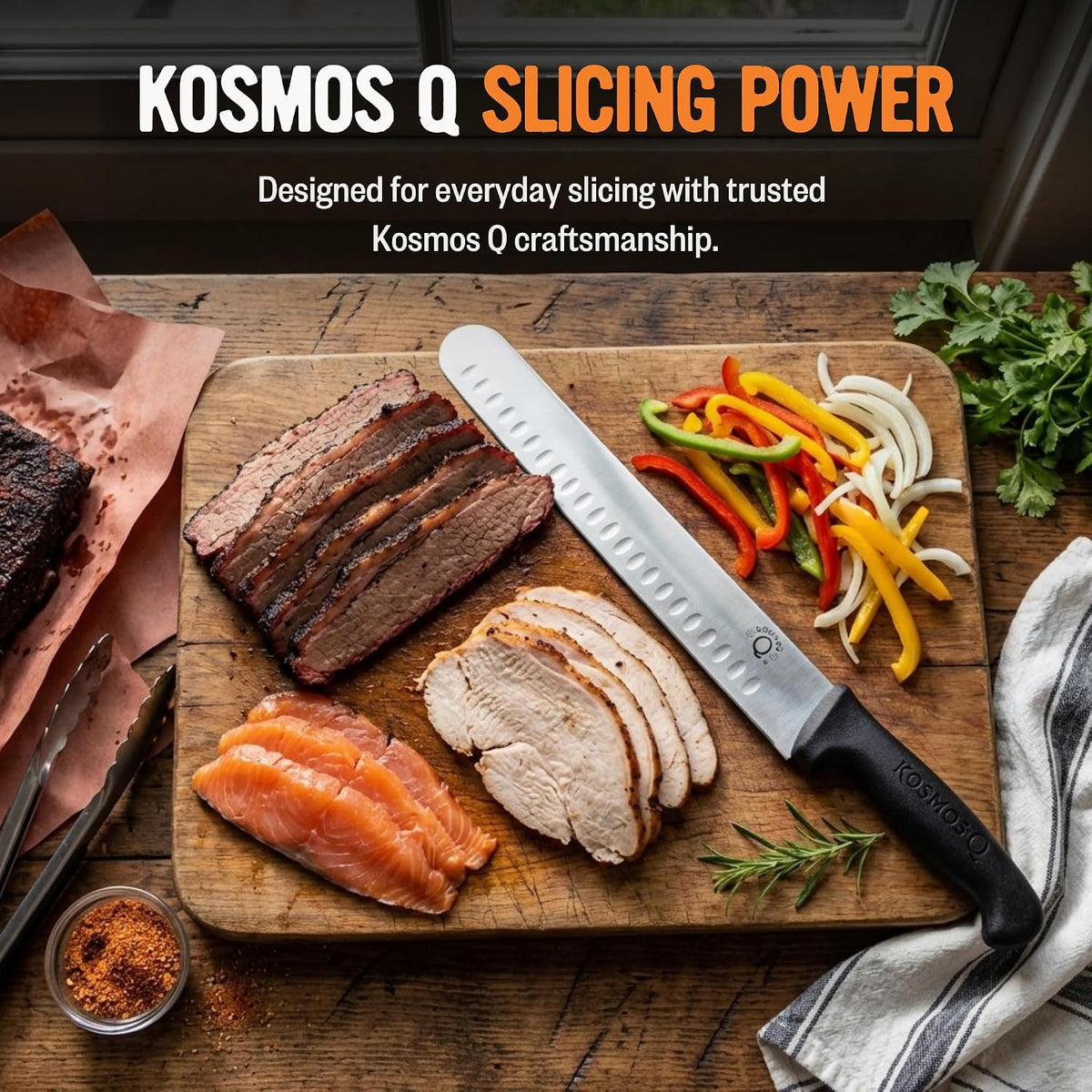 Kosmos Q Boning Knife, Hand Crafted, 6 In