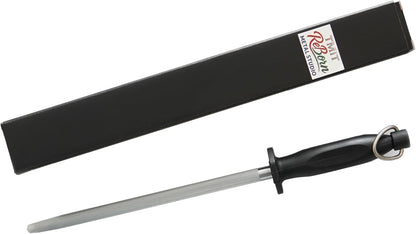 12-Inch Honing Rod for Kitchen Knives – Stainless Steel Knife Sharpening Rod with Ergonomic Handle, Professional Knife Sharpener Stick (12)