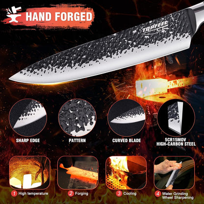 Kitchen Knife Set 3 PCS, Hand Forged Japanese Chef Knife Set