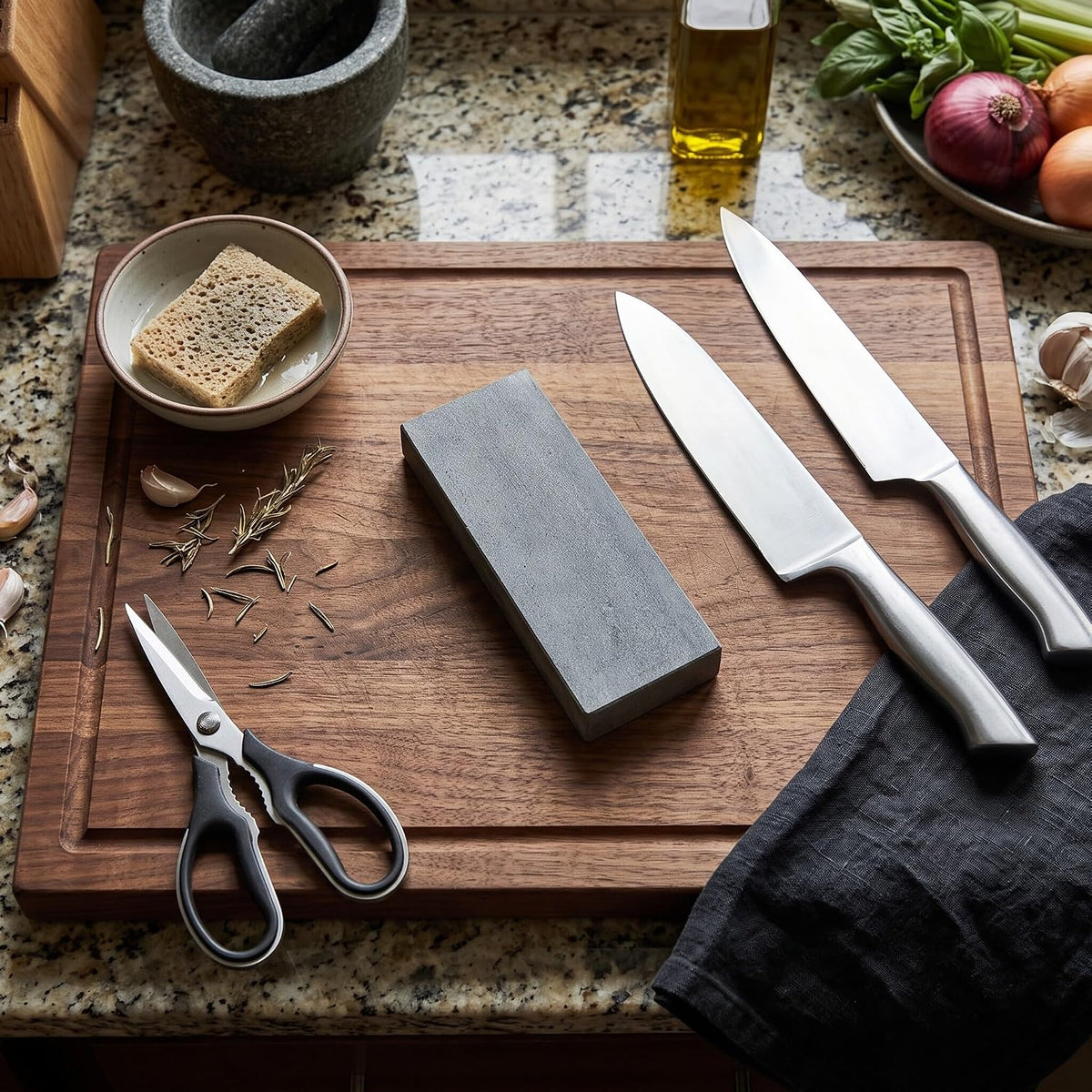 5000 Grit Whetstone Sharpener Knife Whetstone Knife Sharpening Water Kitchen Wet Stone Sharpener Grit for Knives Blades Scissors Cutting Tool