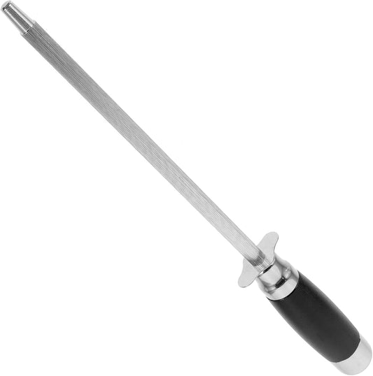 Kitchen Cutter Sharpening Rod Stainless Steel Protective Cap Sharpening Stick Sharpener for Home Chef Kitchen Knives Maintenance