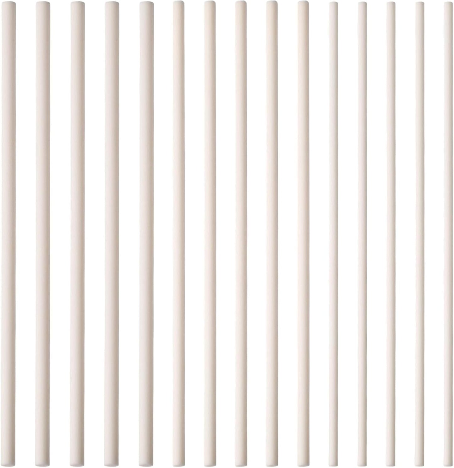 15Pcs 2mm 2.5mm 3mm Reusable Hanging Burning Rods 3.94in Porcelain Bead Jewelry Pendant Burn Sticks Ceramic Rods Kiln Hanging Burning Rod Fires Clay Pottery Tools for DIY Crafts