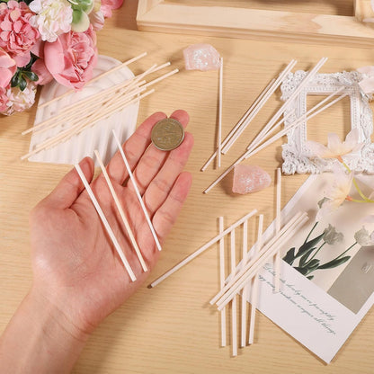 15Pcs 2mm 2.5mm 3mm Reusable Hanging Burning Rods 3.94in Porcelain Bead Jewelry Pendant Burn Sticks Ceramic Rods Kiln Hanging Burning Rod Fires Clay Pottery Tools for DIY Crafts