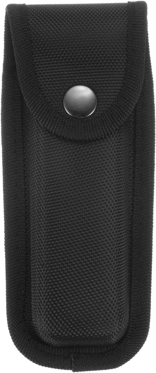 Nylon Pocket Knife Sheath 6.5" x 2.8" Horizontal Vertical Carry Belt Loop Multi-Tool Pouch Folding Knife Belt Sheath with Snap Closure for Outdoor Daily Use, Black