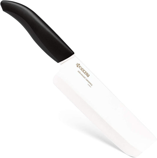 Revolution Ceramic Nakiri/Chef’s Knife – Large Blade for Chopping | Revolution Ceramic Nakiri/Chef’s Knife: Large, Deep Zirconia Blade for Effortless Slicing of Herbs, Vegetables & Meat