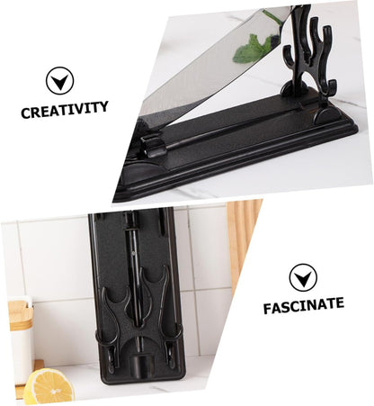 Foldable Kitchen Cutter Holder Cutter Stand Storage Rack for Fast Drying and Ventilation for All Cutting Tools for Use