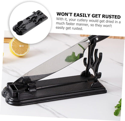 Foldable Kitchen Cutter Holder Cutter Stand Storage Rack for Fast Drying and Ventilation for All Cutting Tools for Use