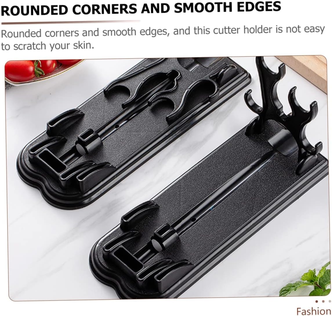 Foldable Kitchen Cutter Holder Cutter Stand Storage Rack for Fast Drying and Ventilation for All Cutting Tools for Use